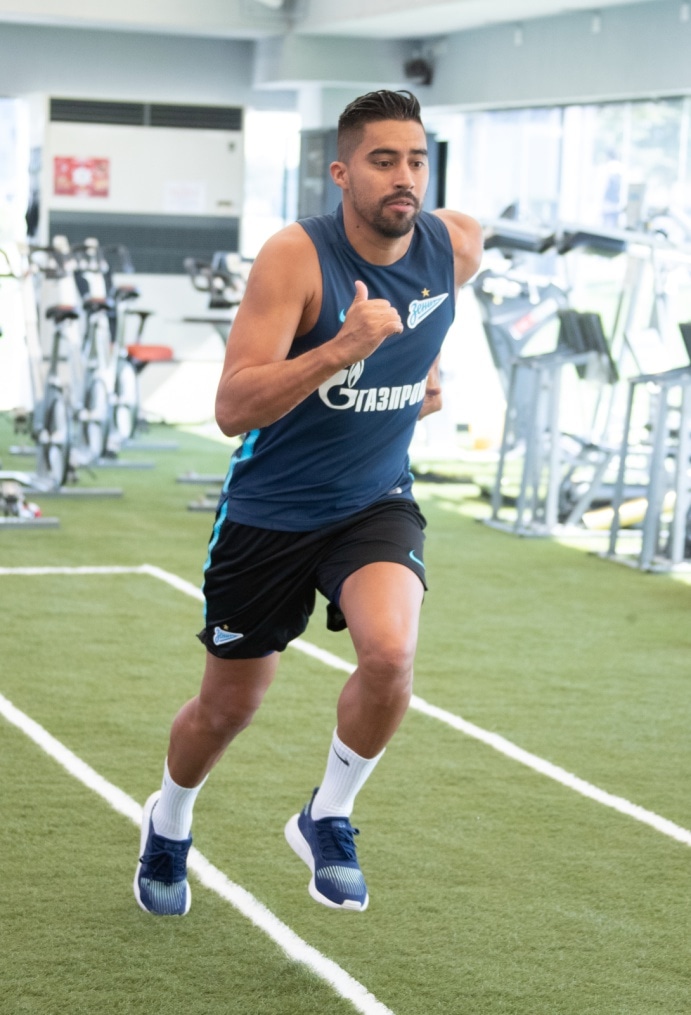 «Газпром»-тренировочные сборы в Катаре: 21 января, утренняя тренировка