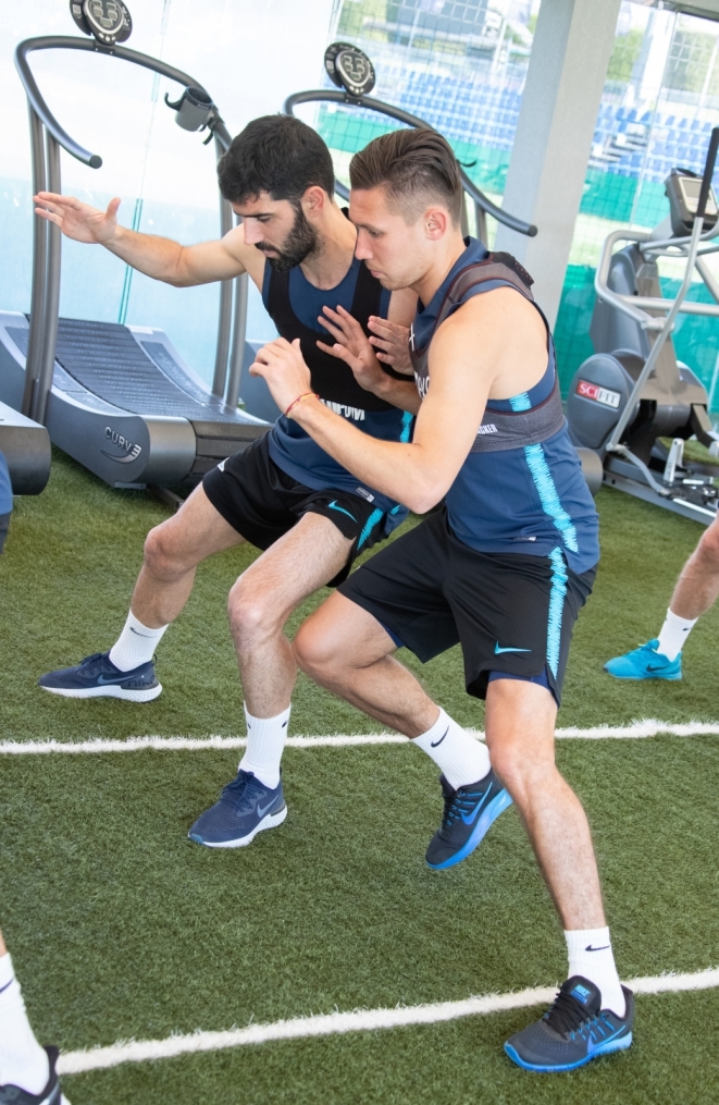 «Газпром»-тренировочные сборы в Катаре: 21 января, утренняя тренировка