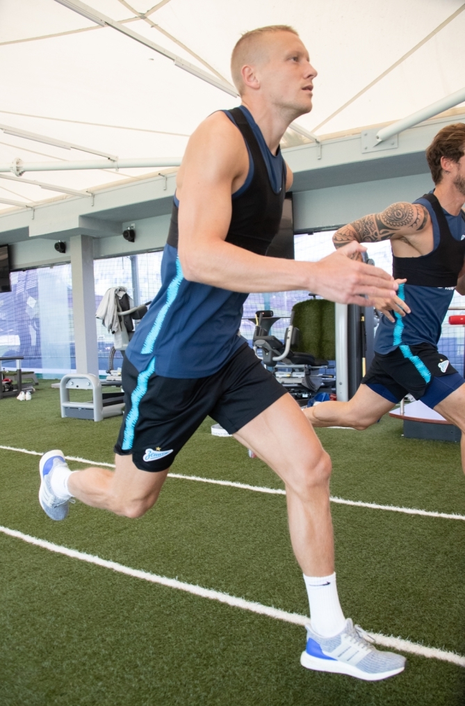 «Газпром»-тренировочные сборы в Катаре: 21 января, утренняя тренировка