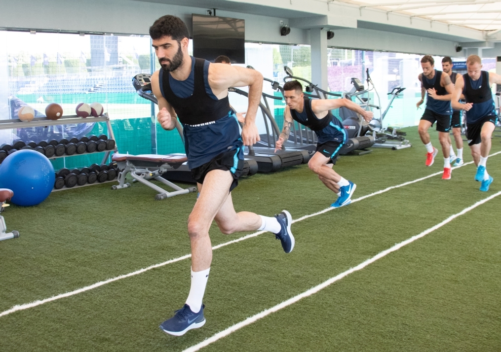 «Газпром»-тренировочные сборы в Катаре: 21 января, утренняя тренировка