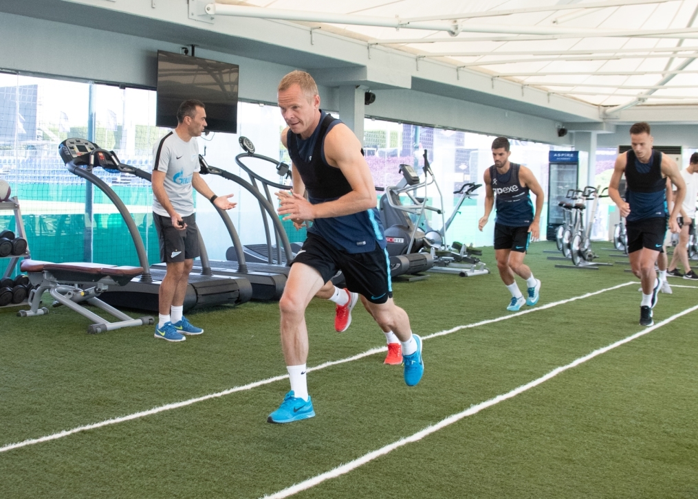 «Газпром»-тренировочные сборы в Катаре: 21 января, утренняя тренировка