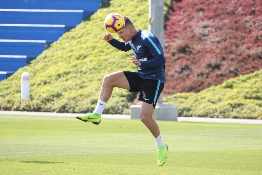 «Газпром»-тренировочные сборы в Катаре: 21 января, утренняя тренировка