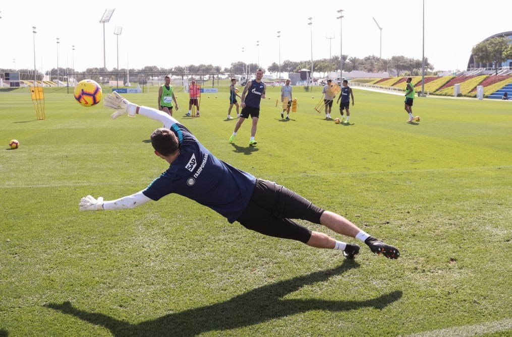 «Газпром»-тренировочные сборы в Катаре: 21 января, утренняя тренировка