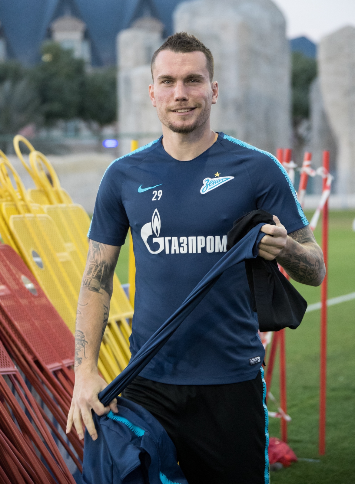 «Газпром»-тренировочные сборы в Катаре: 21 января, вечерняя тренировка