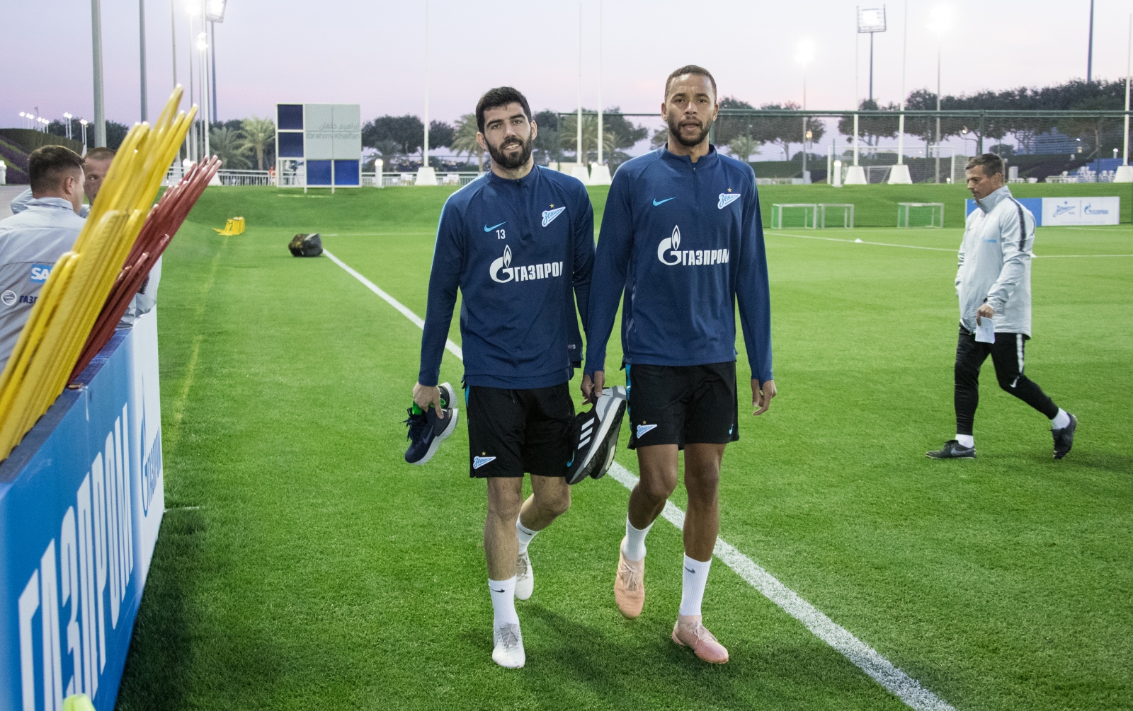 «Газпром»-тренировочные сборы в Катаре: 21 января, вечерняя тренировка