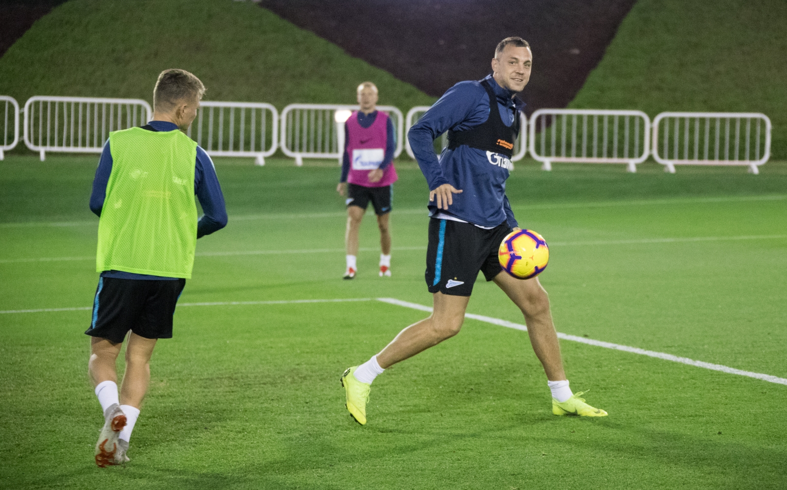 «Газпром»-тренировочные сборы в Катаре: 21 января, вечерняя тренировка