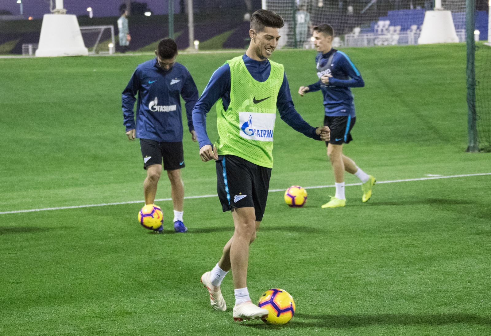 «Газпром»-тренировочные сборы в Катаре: 21 января, вечерняя тренировка