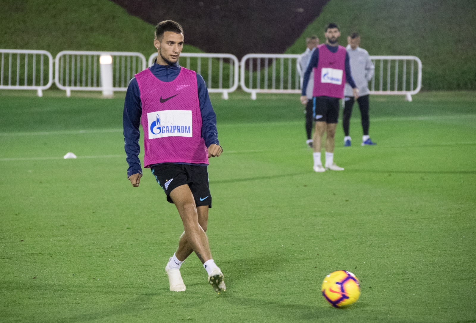«Газпром»-тренировочные сборы в Катаре: 21 января, вечерняя тренировка