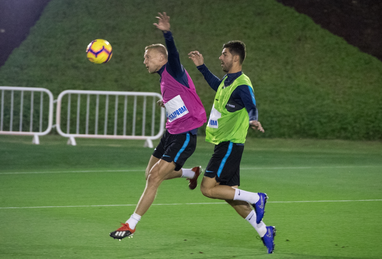 «Газпром»-тренировочные сборы в Катаре: 21 января, вечерняя тренировка