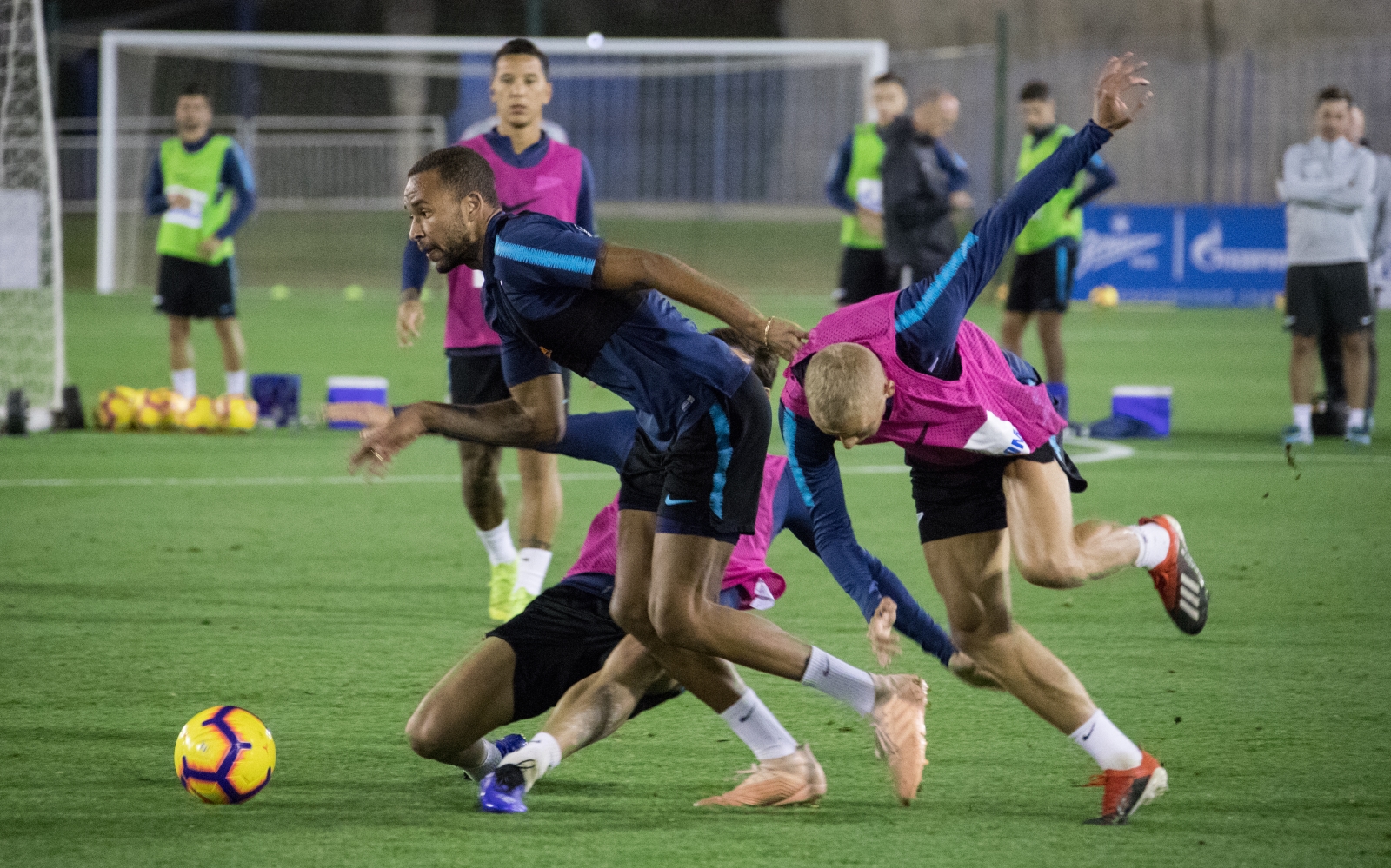 «Газпром»-тренировочные сборы в Катаре: 21 января, вечерняя тренировка