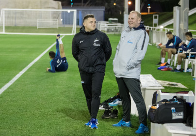 «Газпром»-тренировочные сборы в Катаре: 21 января, вечерняя тренировка