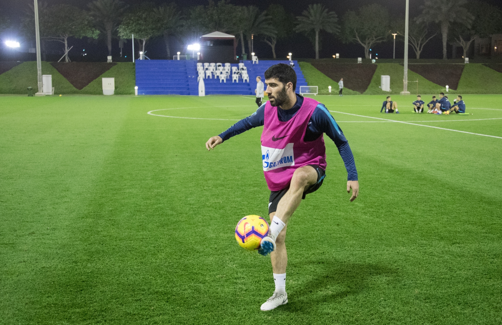 «Газпром»-тренировочные сборы в Катаре: 21 января, вечерняя тренировка