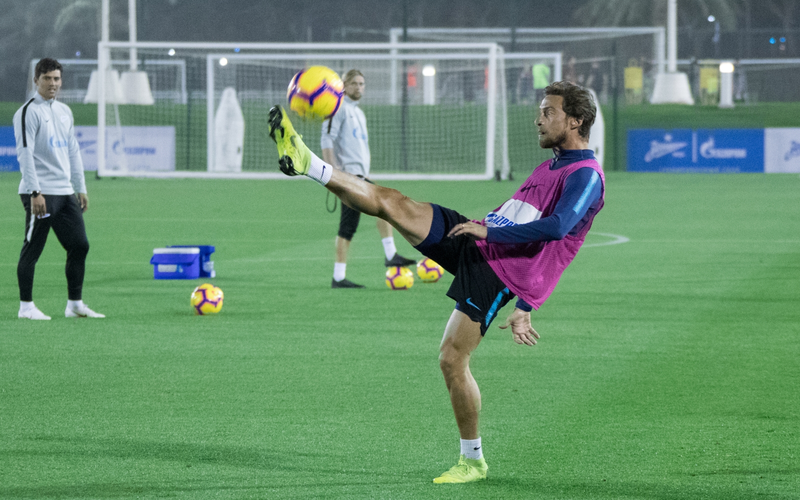 «Газпром»-тренировочные сборы в Катаре: 24 января, вечерняя тренировка