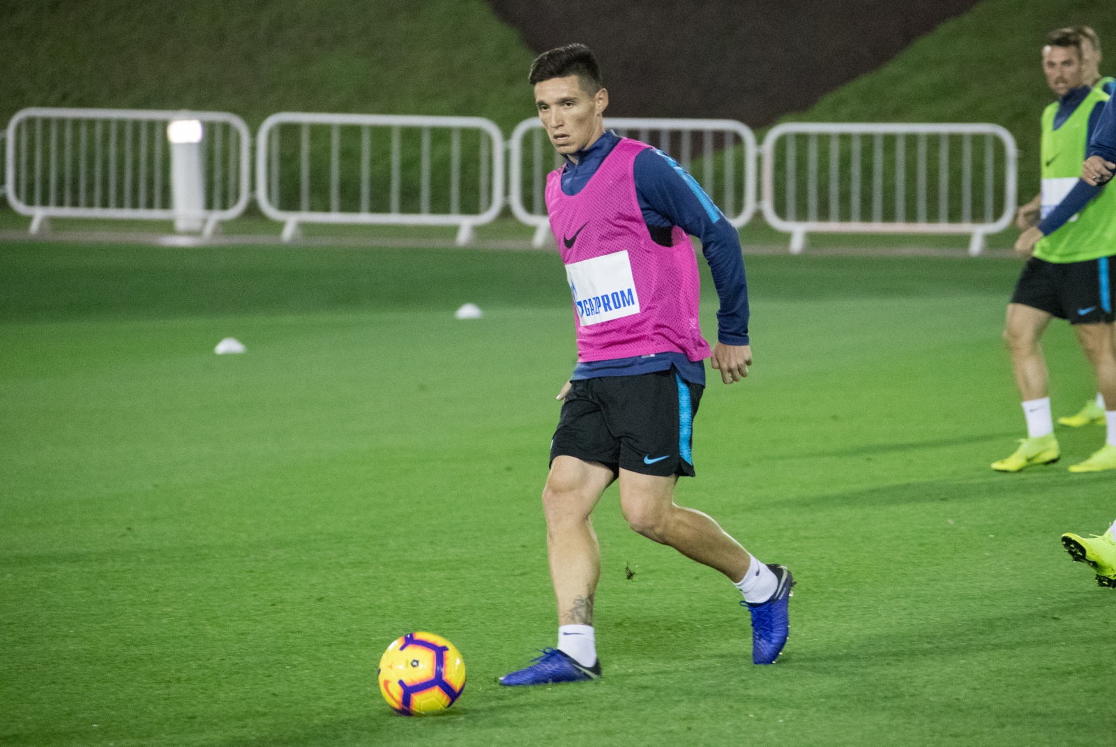 «Газпром»-тренировочные сборы в Катаре: 24 января, вечерняя тренировка