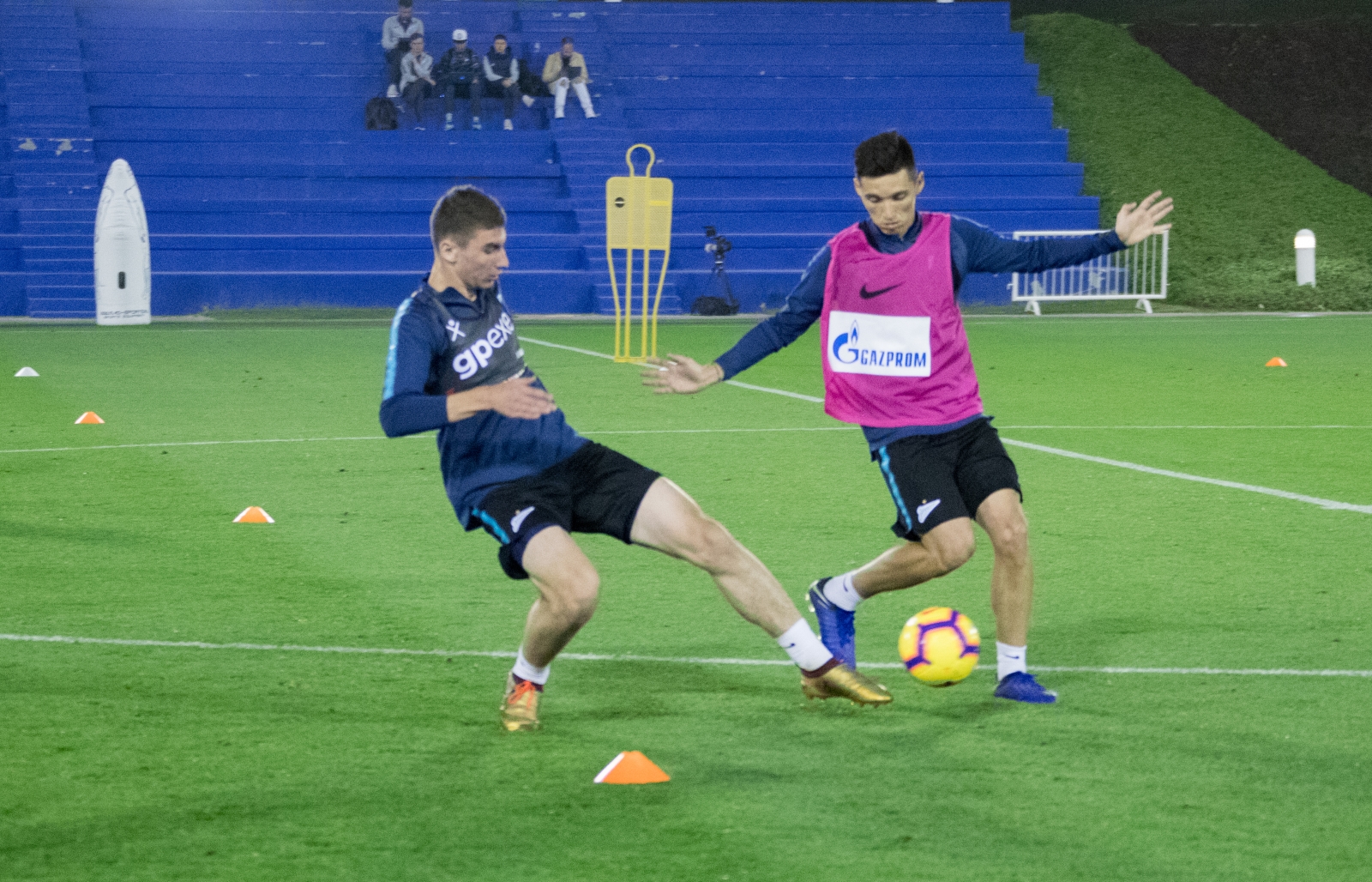 «Газпром»-тренировочные сборы в Катаре: 24 января, вечерняя тренировка