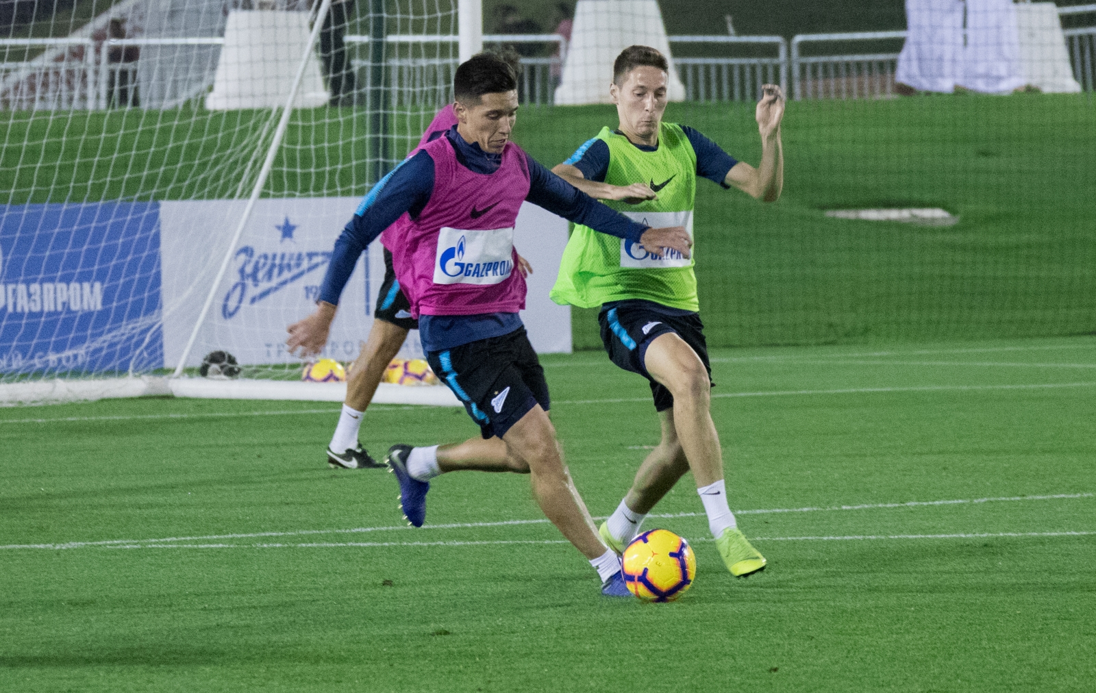 «Газпром»-тренировочные сборы в Катаре: 24 января, вечерняя тренировка