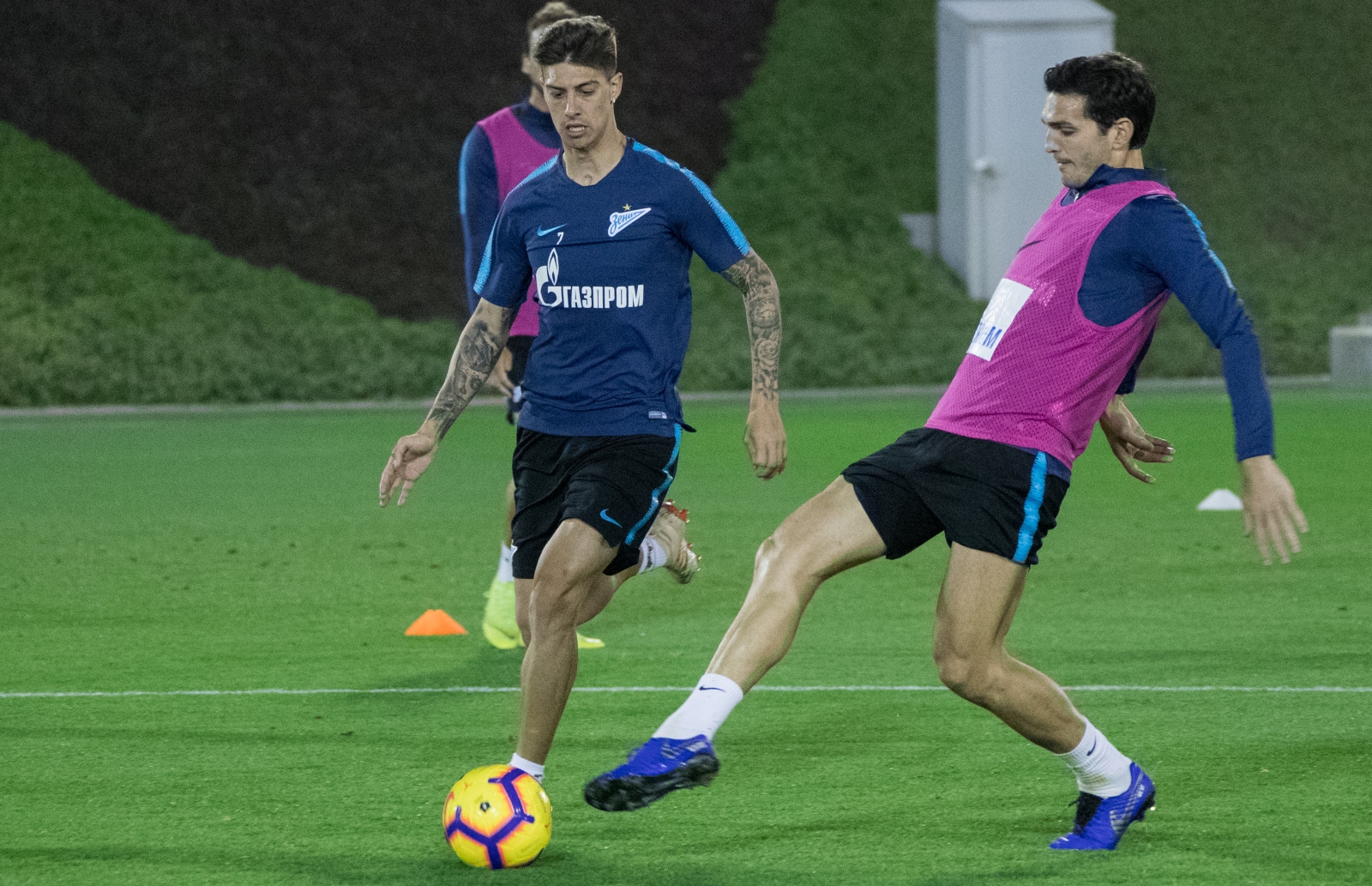 «Газпром»-тренировочные сборы в Катаре: 24 января, вечерняя тренировка