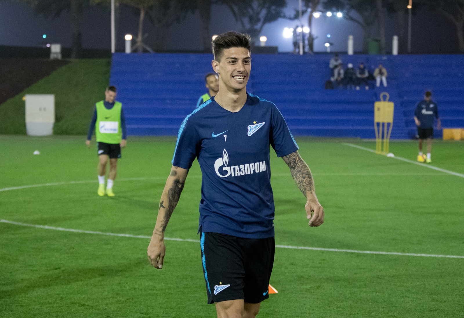 «Газпром»-тренировочные сборы в Катаре: 24 января, вечерняя тренировка