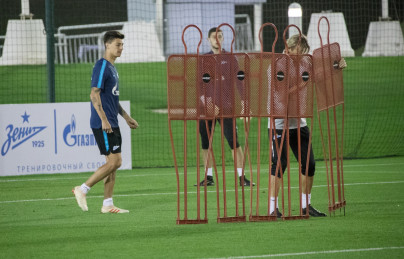 «Газпром»-тренировочные сборы в Катаре: 24 января, вечерняя тренировка