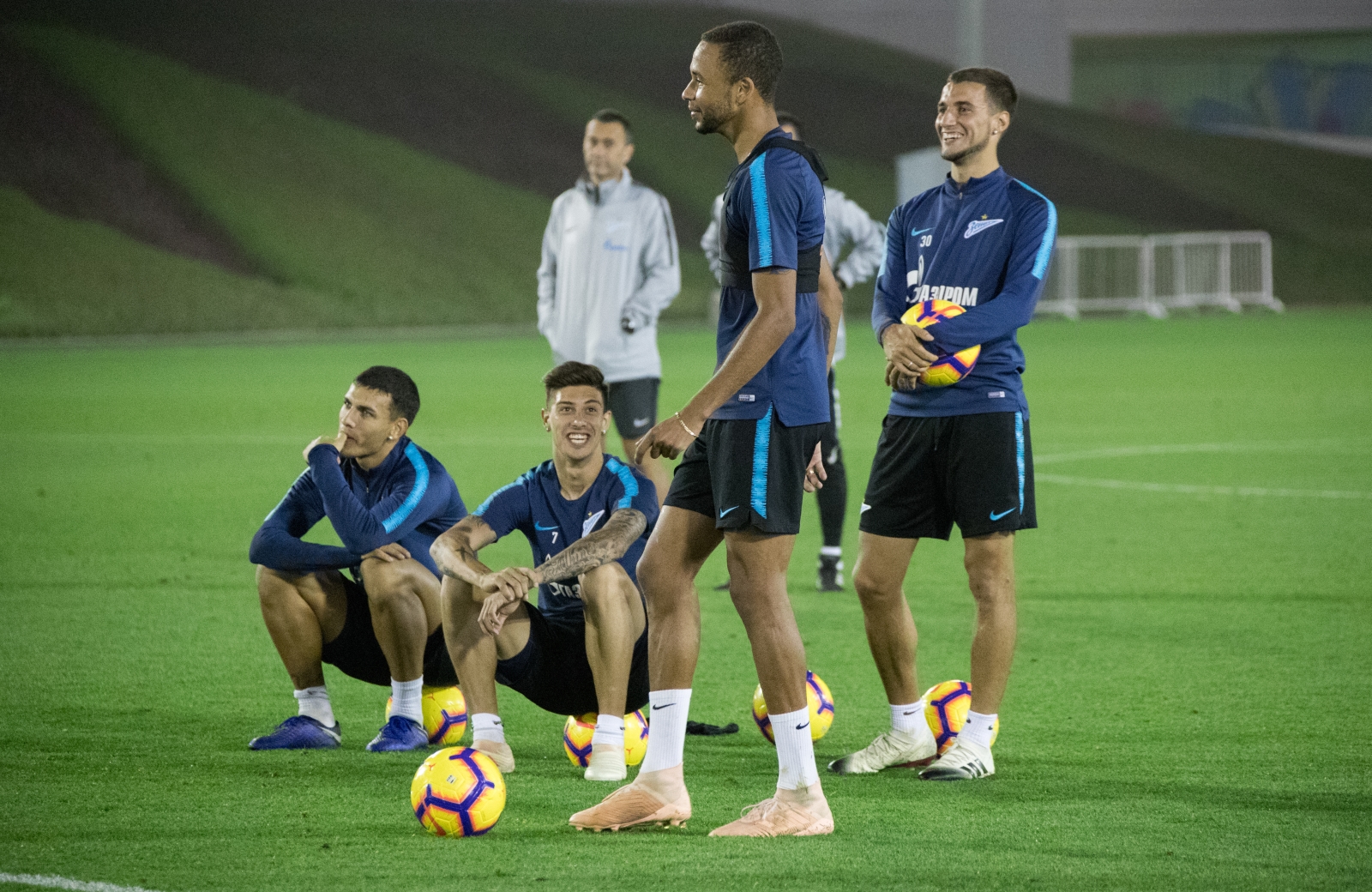 «Газпром»-тренировочные сборы в Катаре: 24 января, вечерняя тренировка