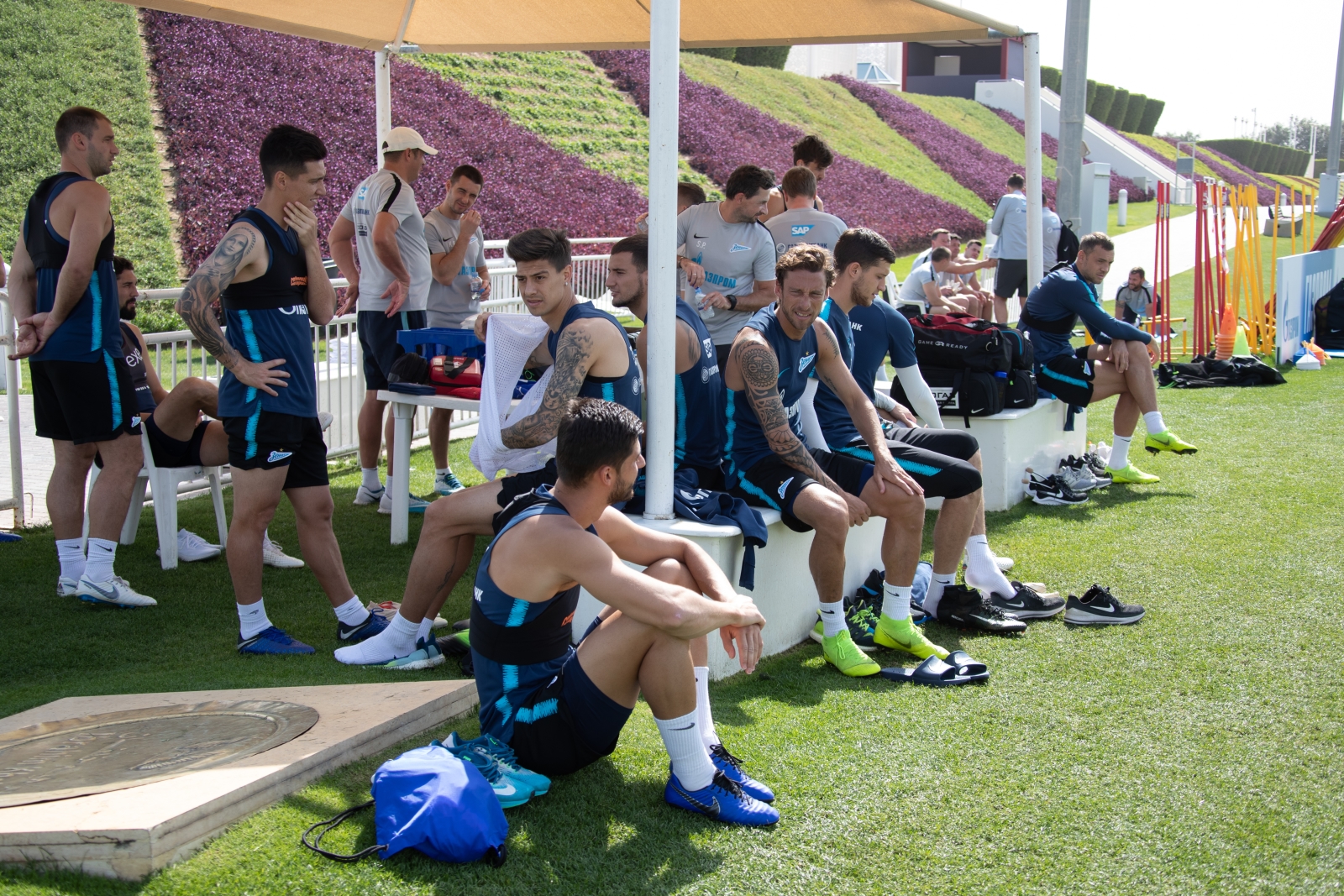 «Газпром»-тренировочные сборы в Катаре: 27 января, утренняя тренировка