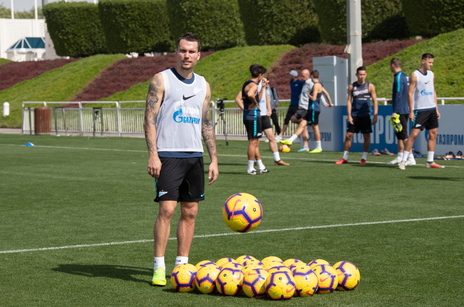 «Газпром»-тренировочные сборы в Катаре: 27 января, утренняя тренировка