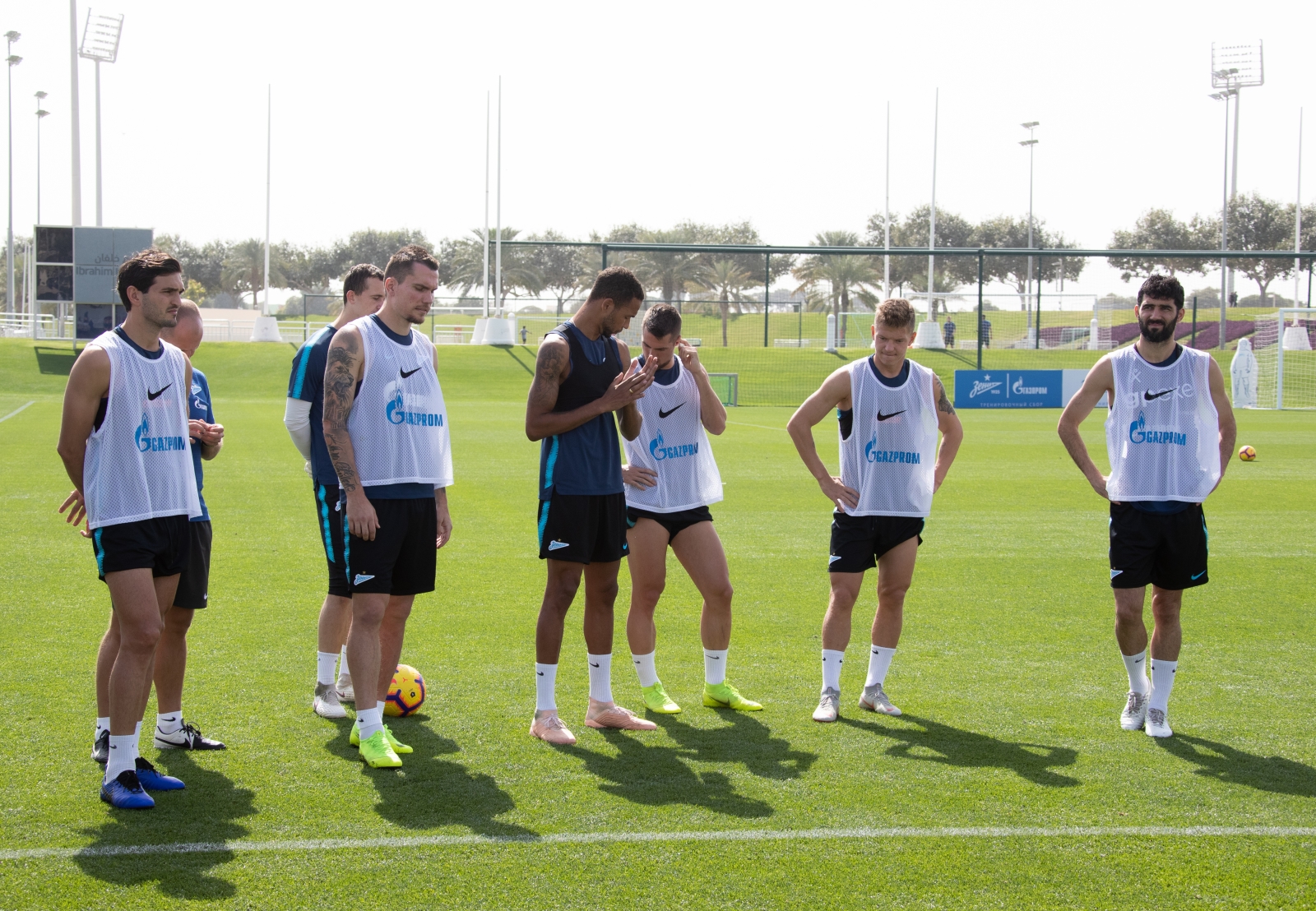 «Газпром»-тренировочные сборы в Катаре: 27 января, утренняя тренировка