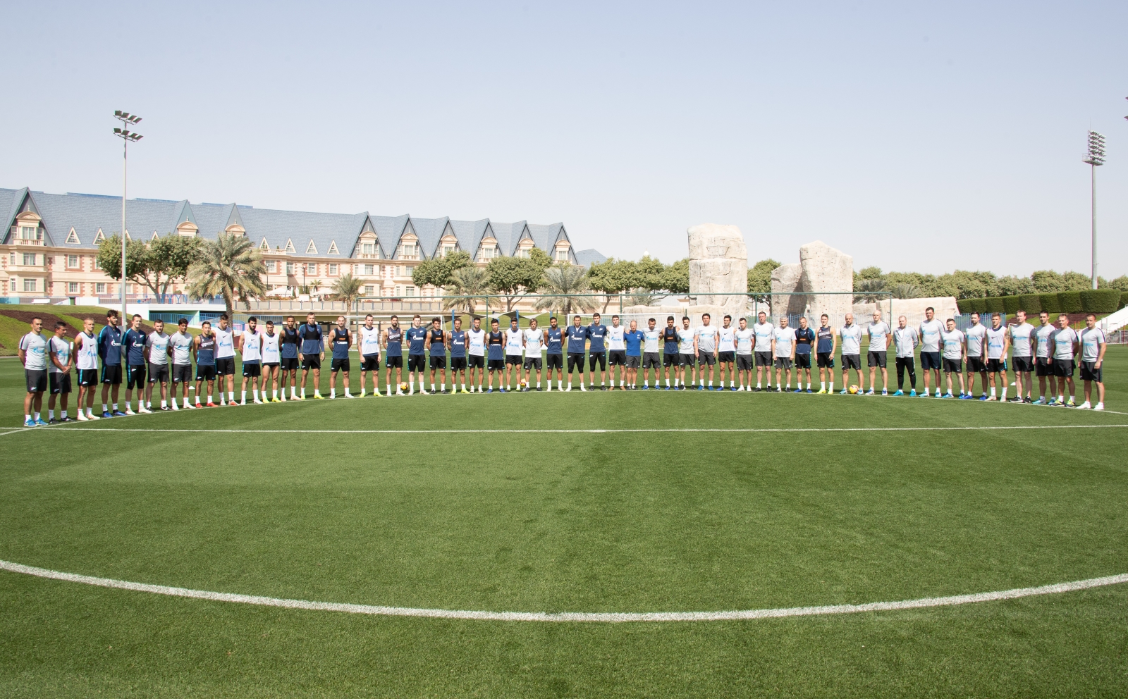 «Газпром»-тренировочные сборы в Катаре: 27 января, утренняя тренировка