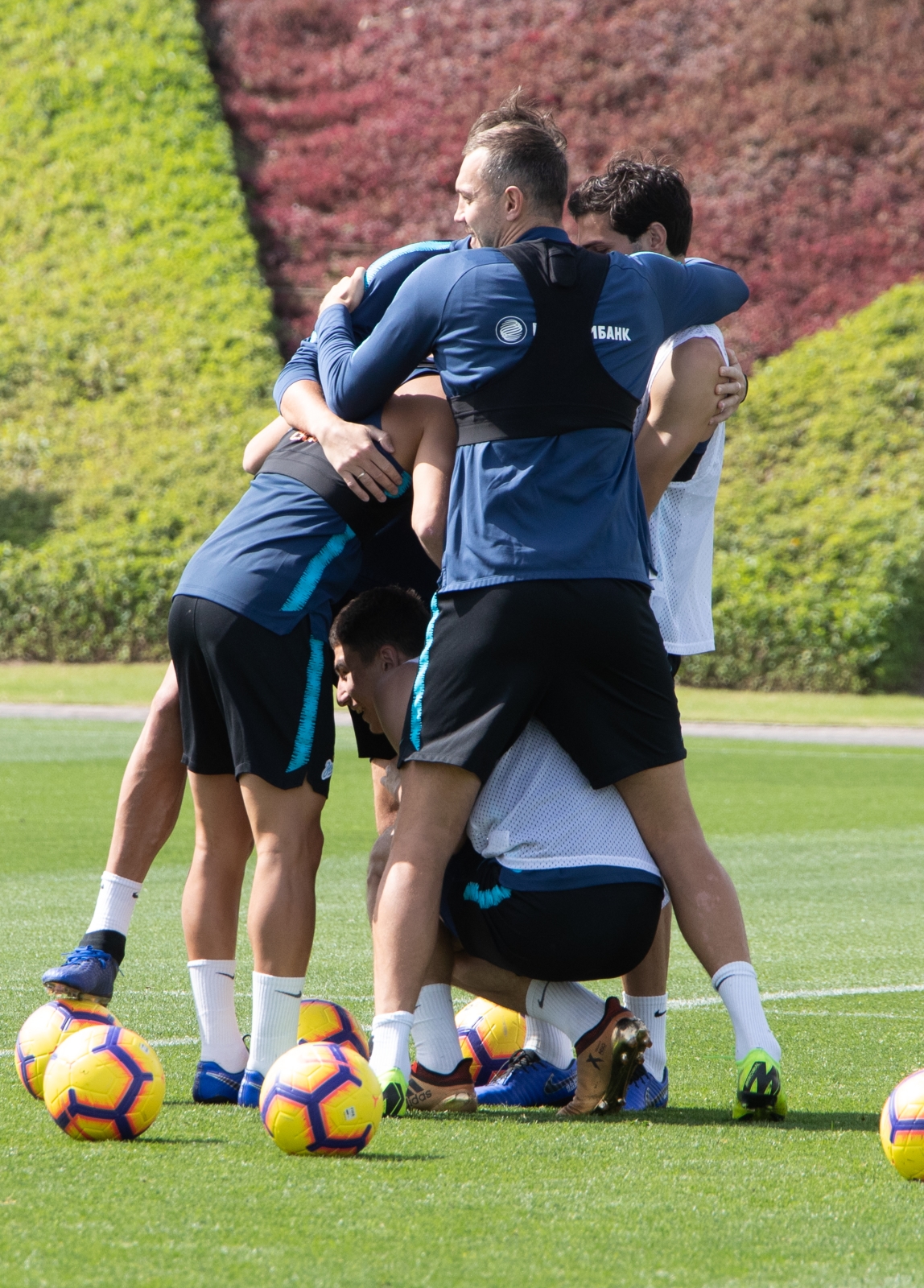 «Газпром»-тренировочные сборы в Катаре: 27 января, утренняя тренировка