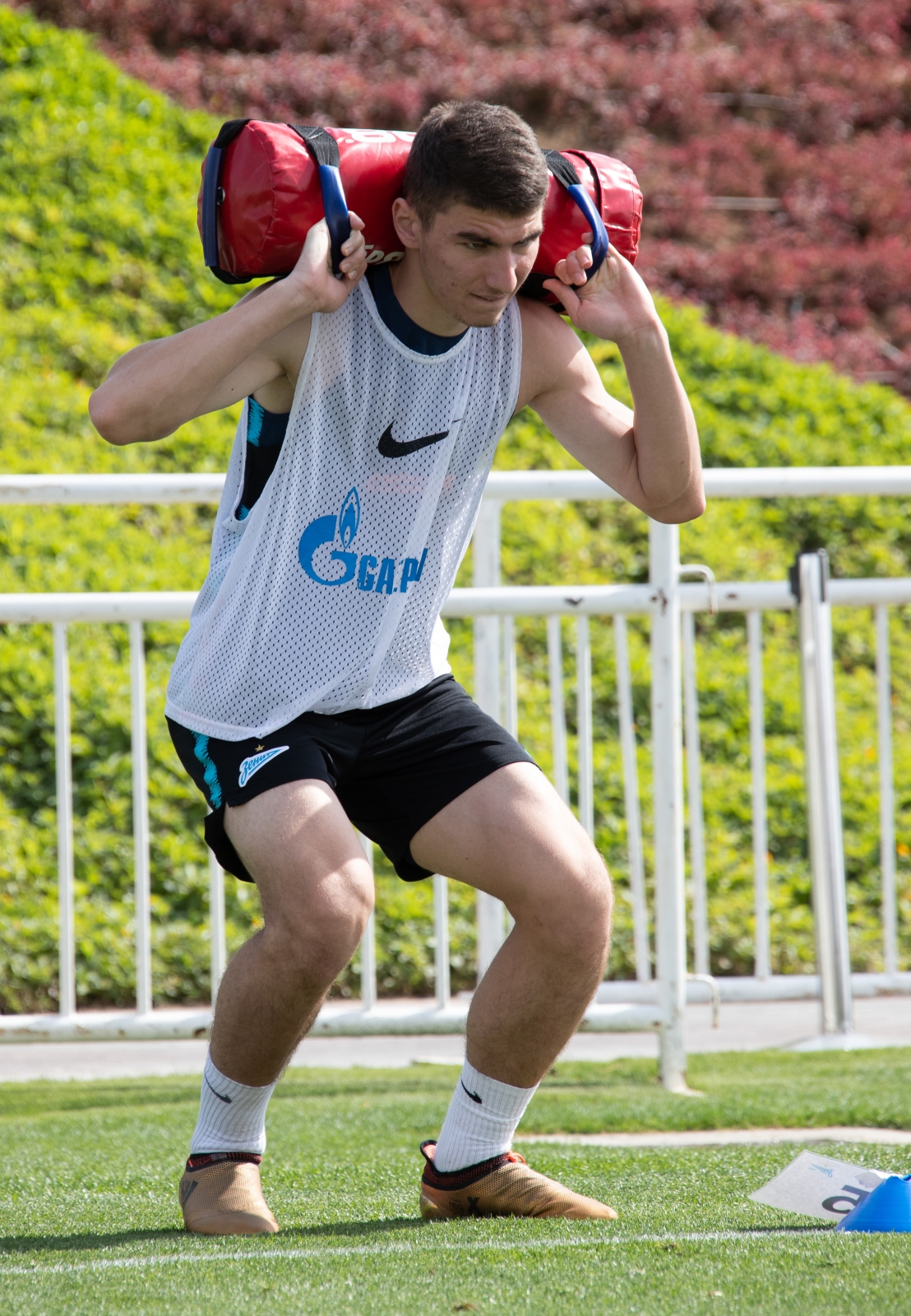 «Газпром»-тренировочные сборы в Катаре: 27 января, утренняя тренировка