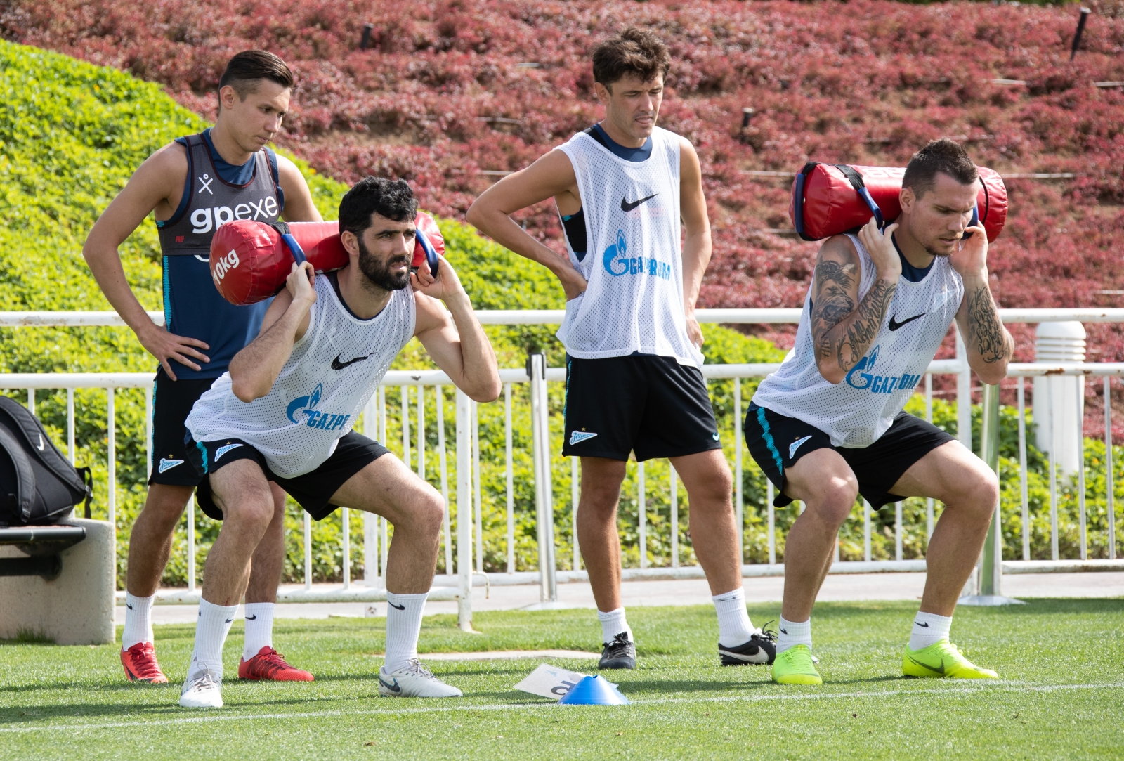 «Газпром»-тренировочные сборы в Катаре: 27 января, утренняя тренировка