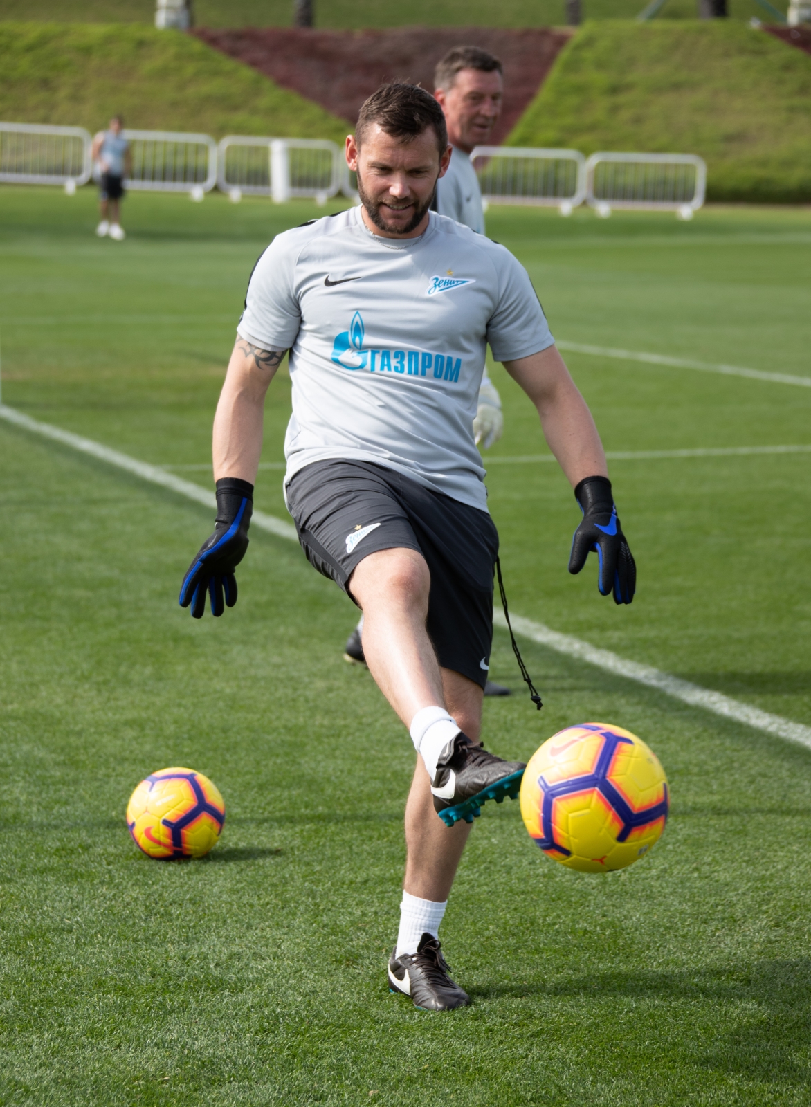 «Газпром»-тренировочные сборы в Катаре: 27 января, утренняя тренировка