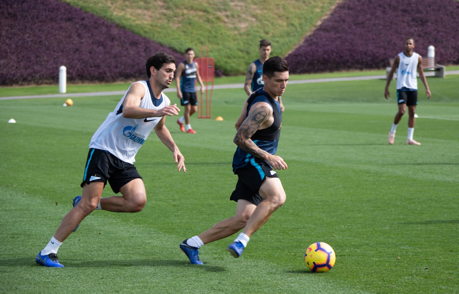 «Газпром»-тренировочные сборы в Катаре: 27 января, утренняя тренировка