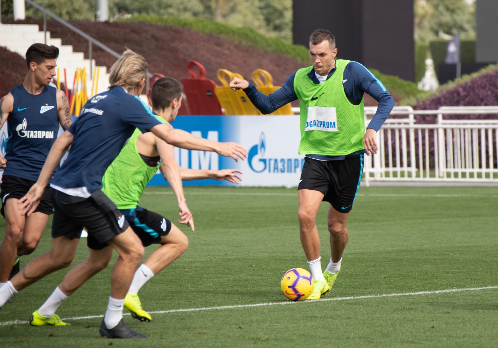 «Газпром»-тренировочные сборы в Катаре: 27 января, утренняя тренировка