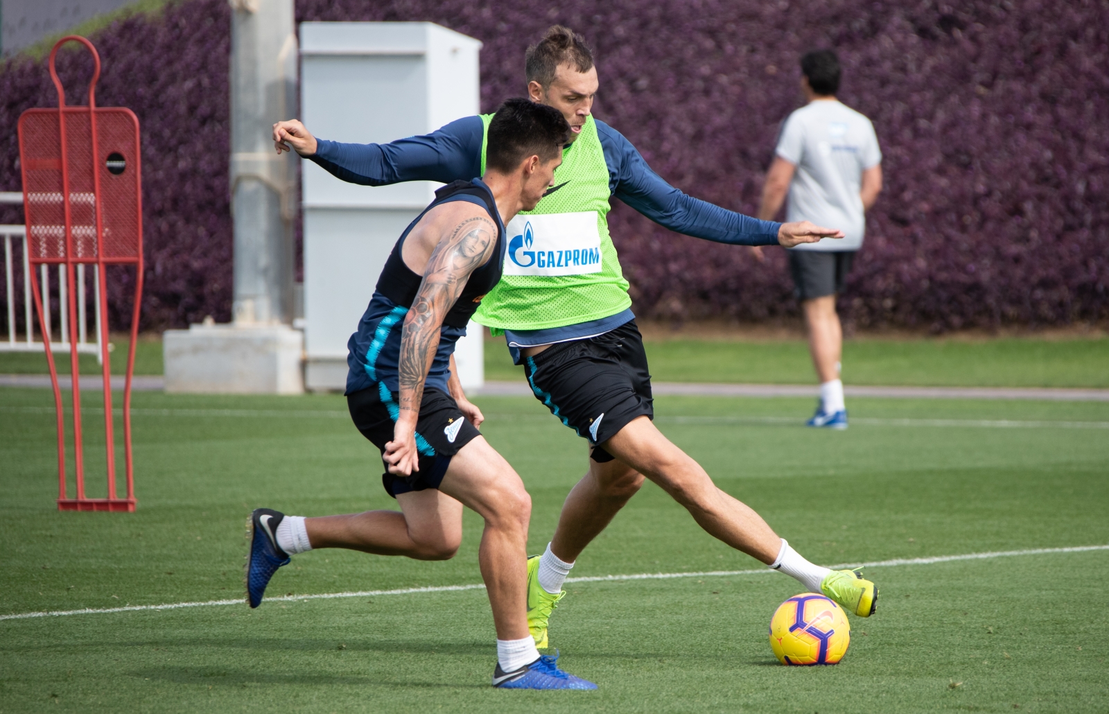 «Газпром»-тренировочные сборы в Катаре: 27 января, утренняя тренировка