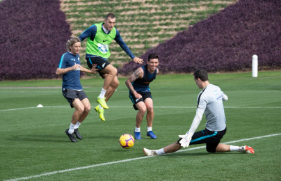 «Газпром»-тренировочные сборы в Катаре: 27 января, утренняя тренировка