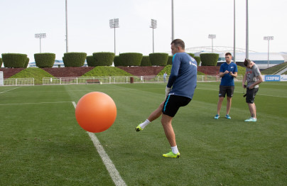 «Газпром»-тренировочные сборы в Катаре: 27 января, утренняя тренировка