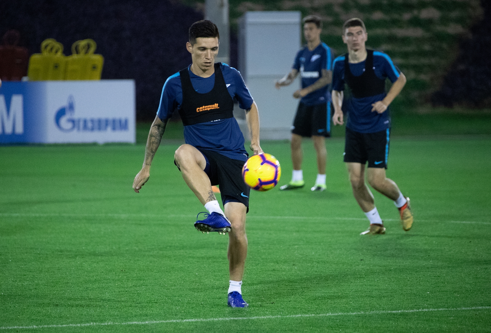 «Газпром»-тренировочные сборы в Катаре: 27 января, вечерняя тренировка