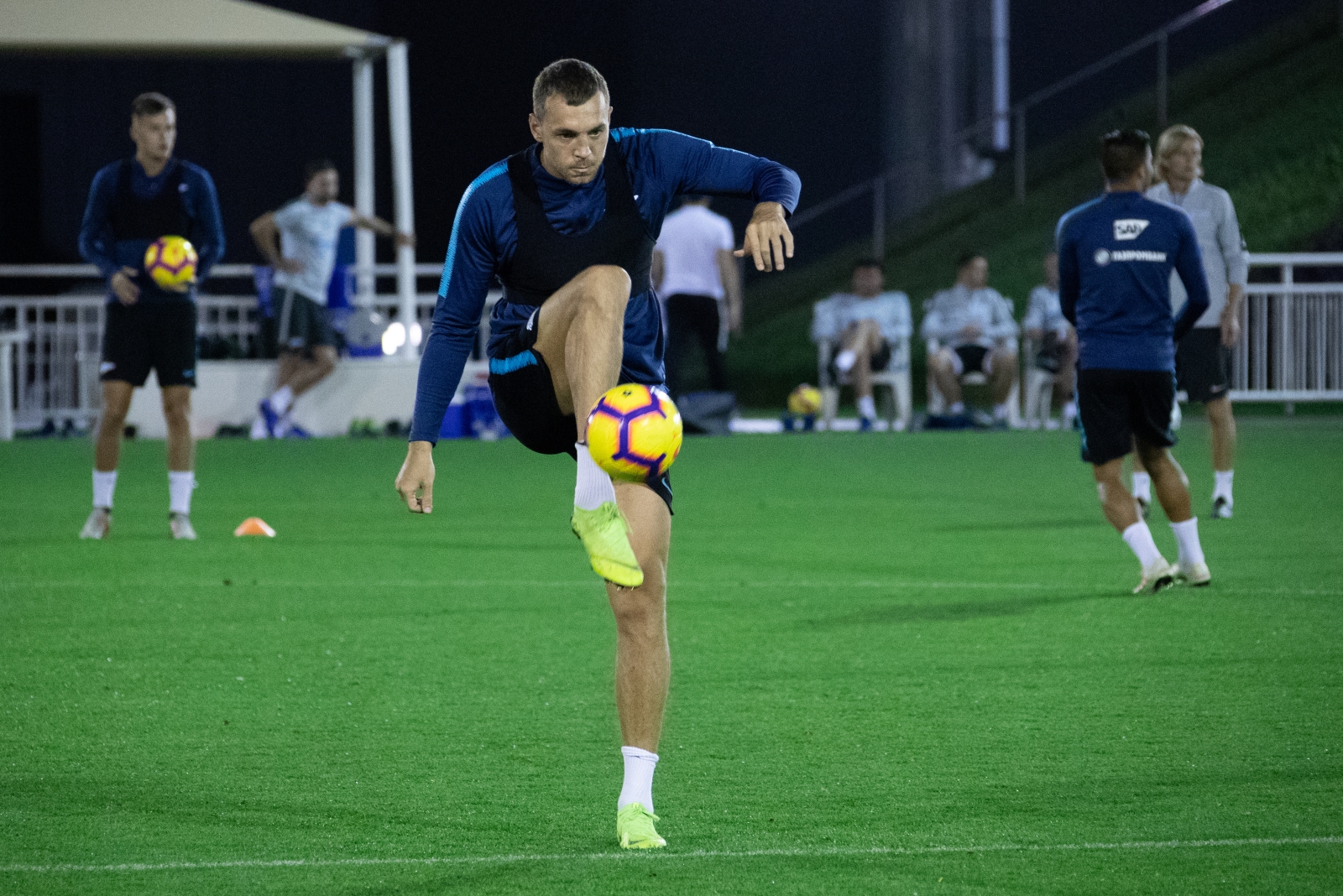 «Газпром»-тренировочные сборы в Катаре: 27 января, вечерняя тренировка