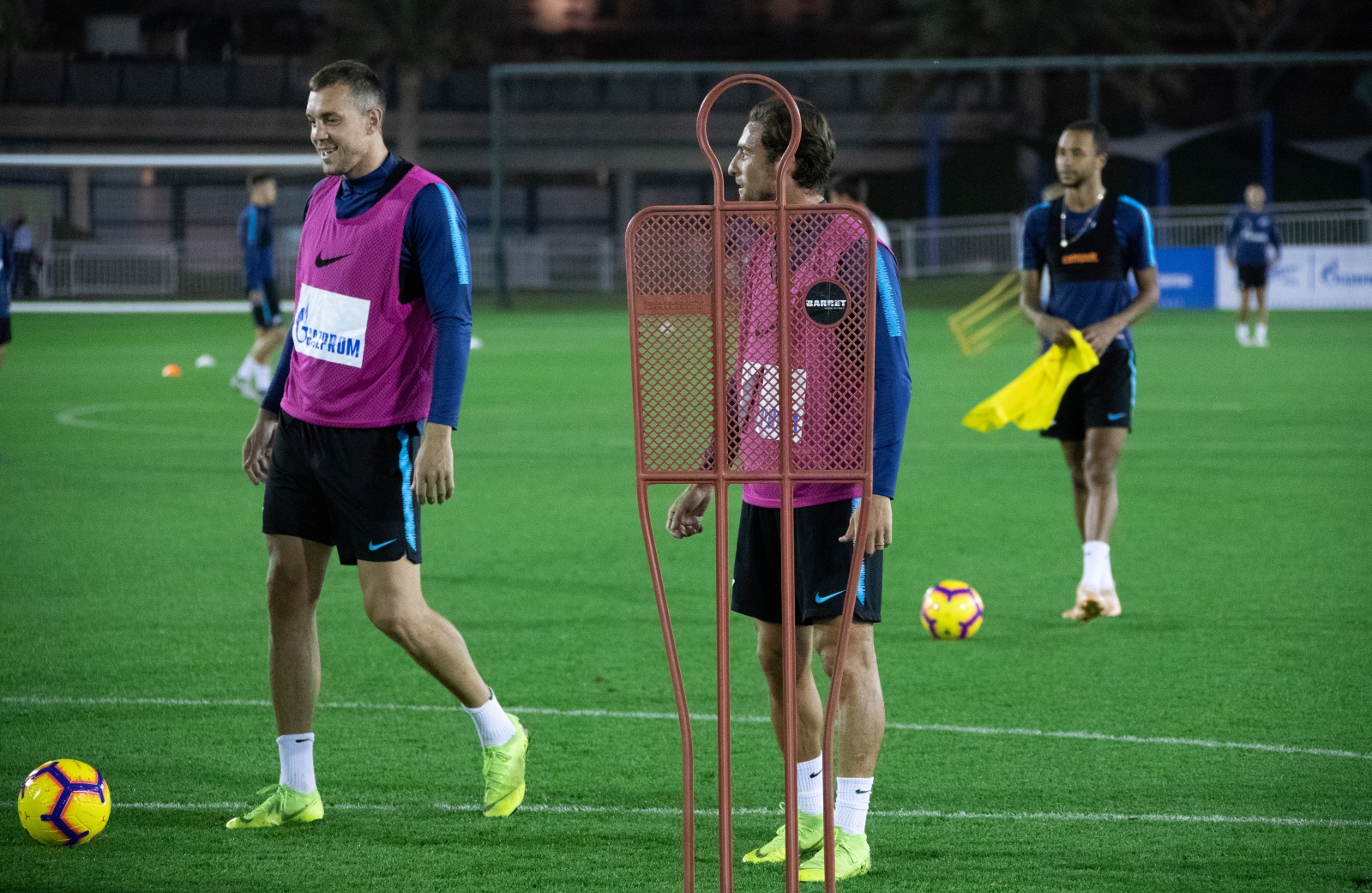 «Газпром»-тренировочные сборы в Катаре: 27 января, вечерняя тренировка