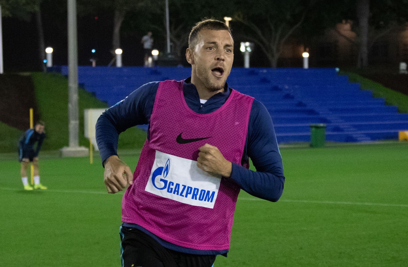 «Газпром»-тренировочные сборы в Катаре: 27 января, вечерняя тренировка