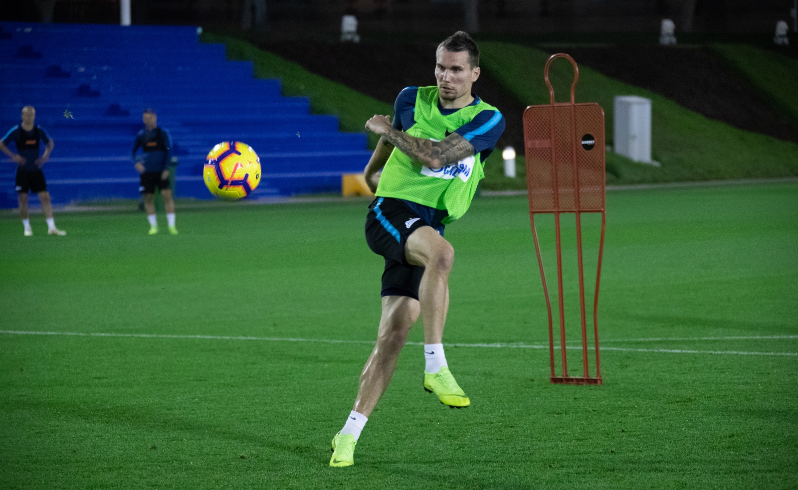 «Газпром»-тренировочные сборы в Катаре: 27 января, вечерняя тренировка