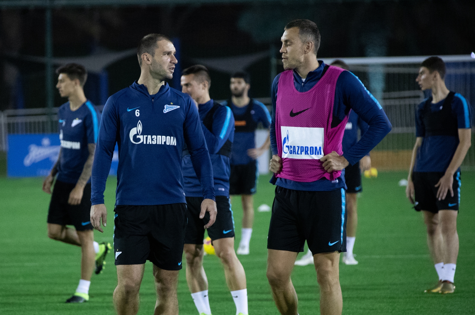 «Газпром»-тренировочные сборы в Катаре: 27 января, вечерняя тренировка