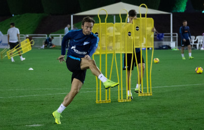 «Газпром»-тренировочные сборы в Катаре: 27 января, вечерняя тренировка