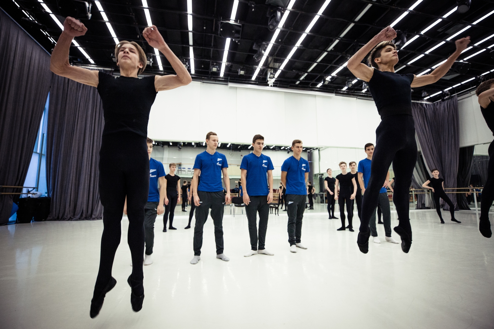 Команда «Газпром»-Академии 2003 года рождения в Академии танца Бориса Эйфмана