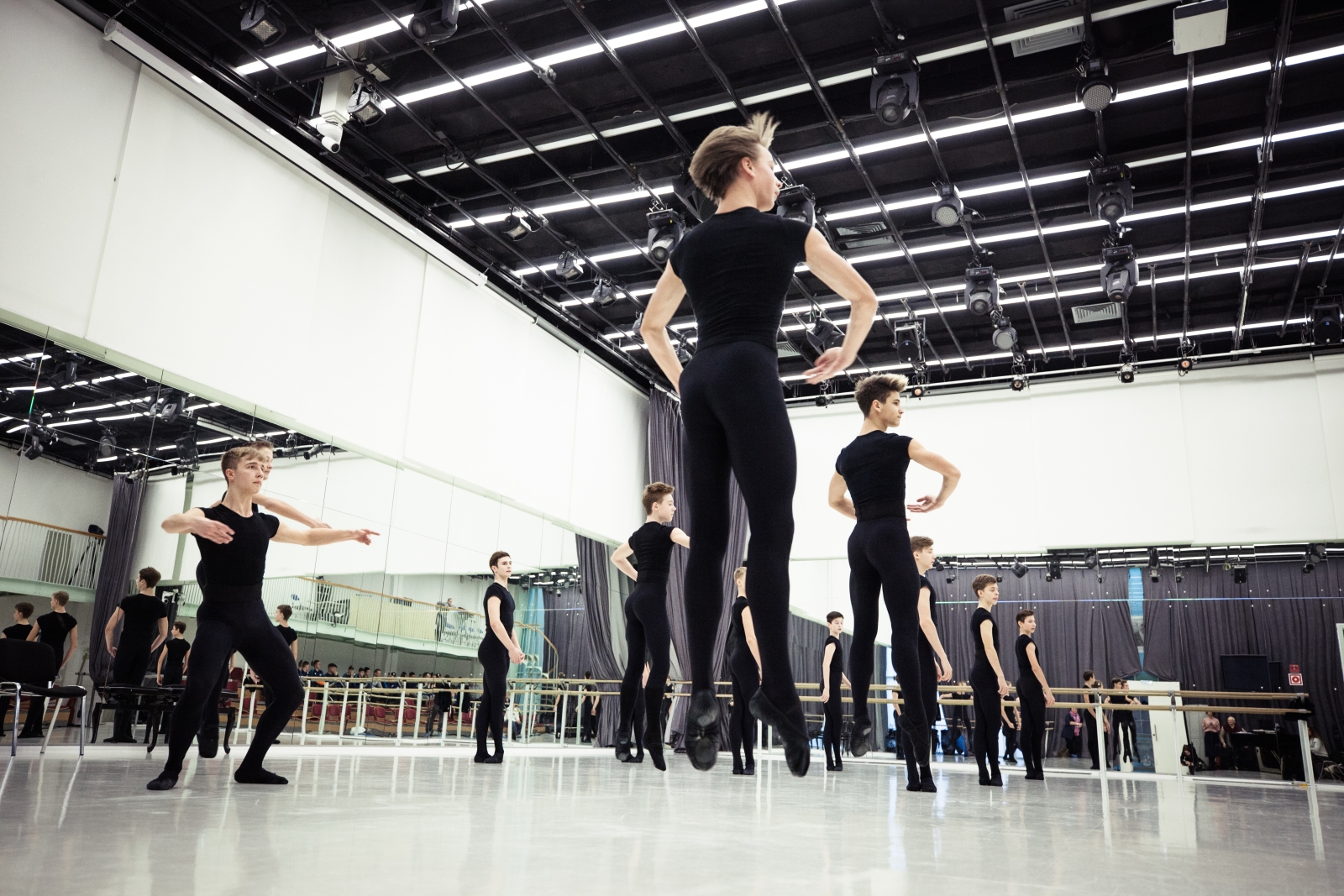 Команда «Газпром»-Академии 2003 года рождения в Академии танца Бориса Эйфмана