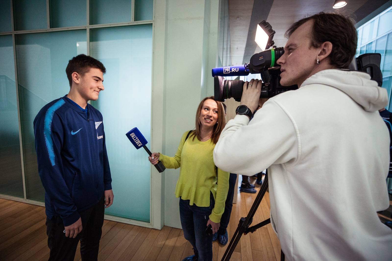 Команда «Газпром»-Академии 2003 года рождения в Академии танца Бориса Эйфмана