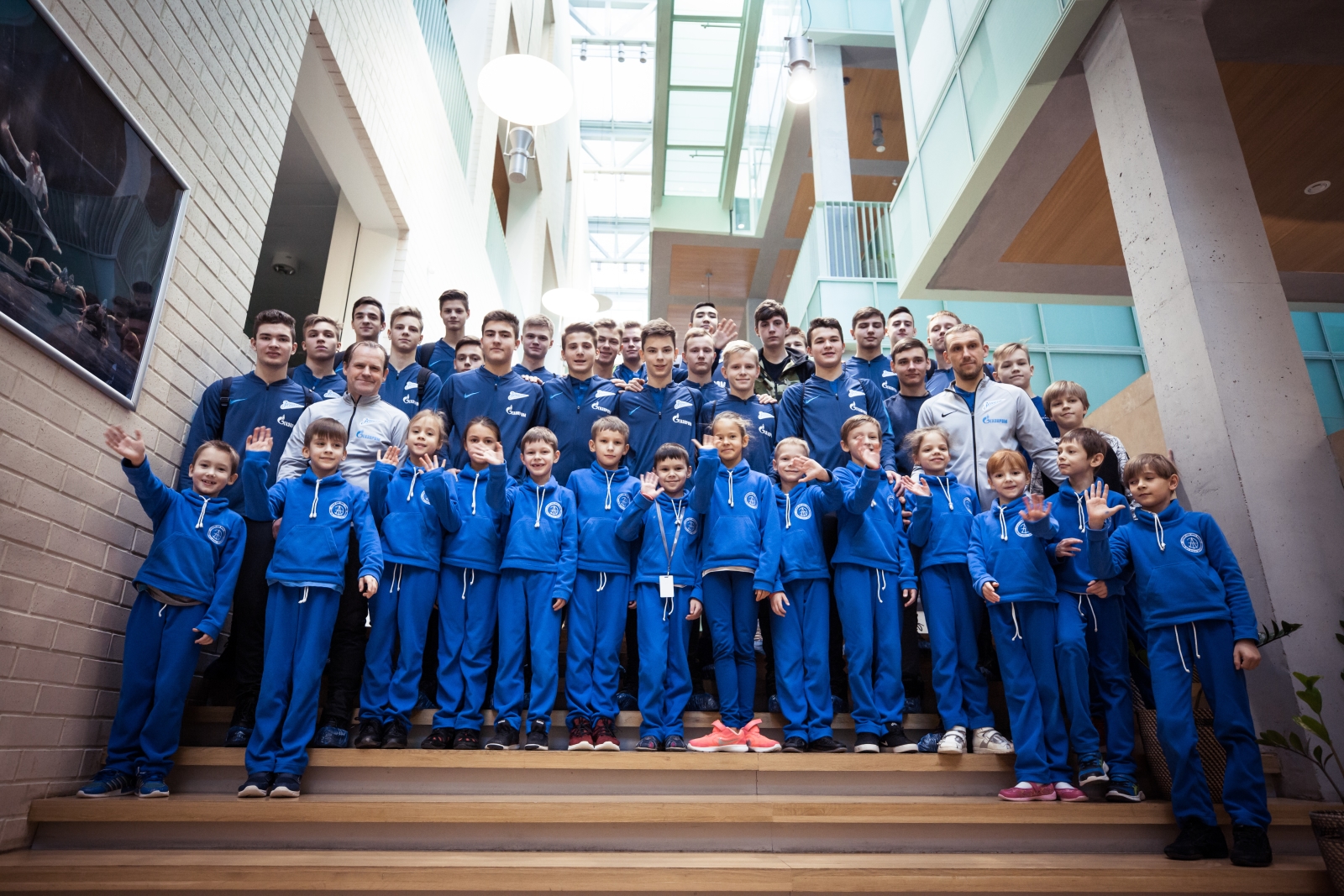 Команда «Газпром»-Академии 2003 года рождения в Академии танца Бориса Эйфмана