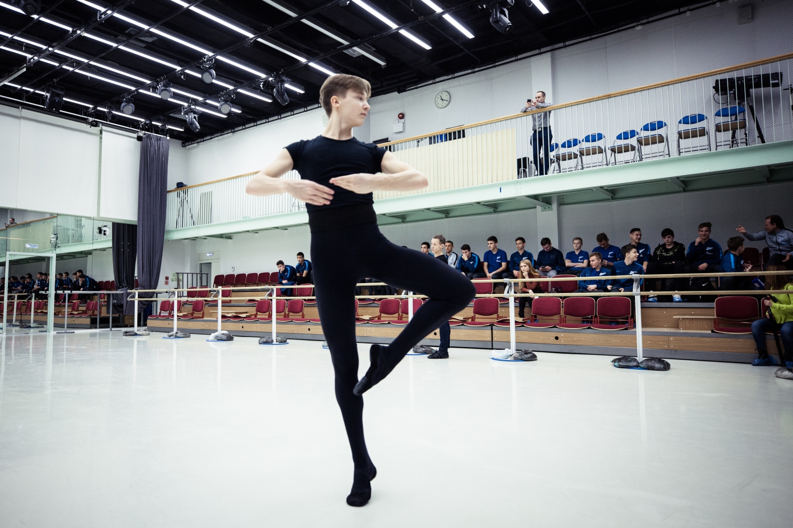 Команда «Газпром»-Академии 2003 года рождения в Академии танца Бориса Эйфмана