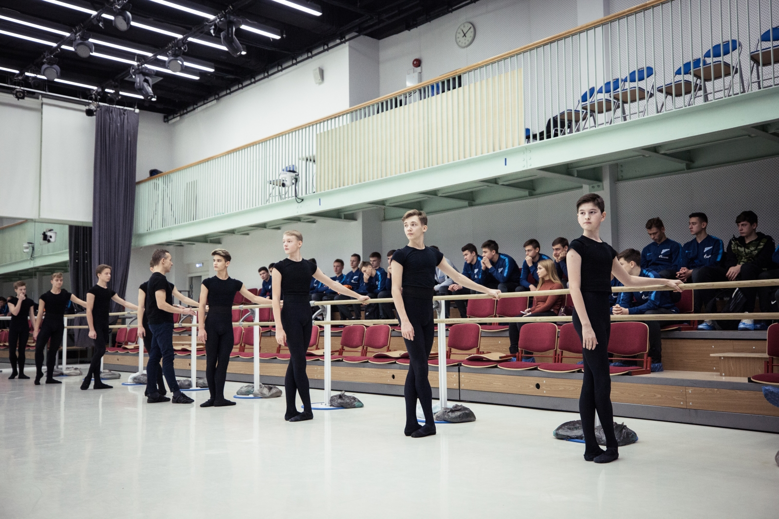 Команда «Газпром»-Академии 2003 года рождения в Академии танца Бориса Эйфмана